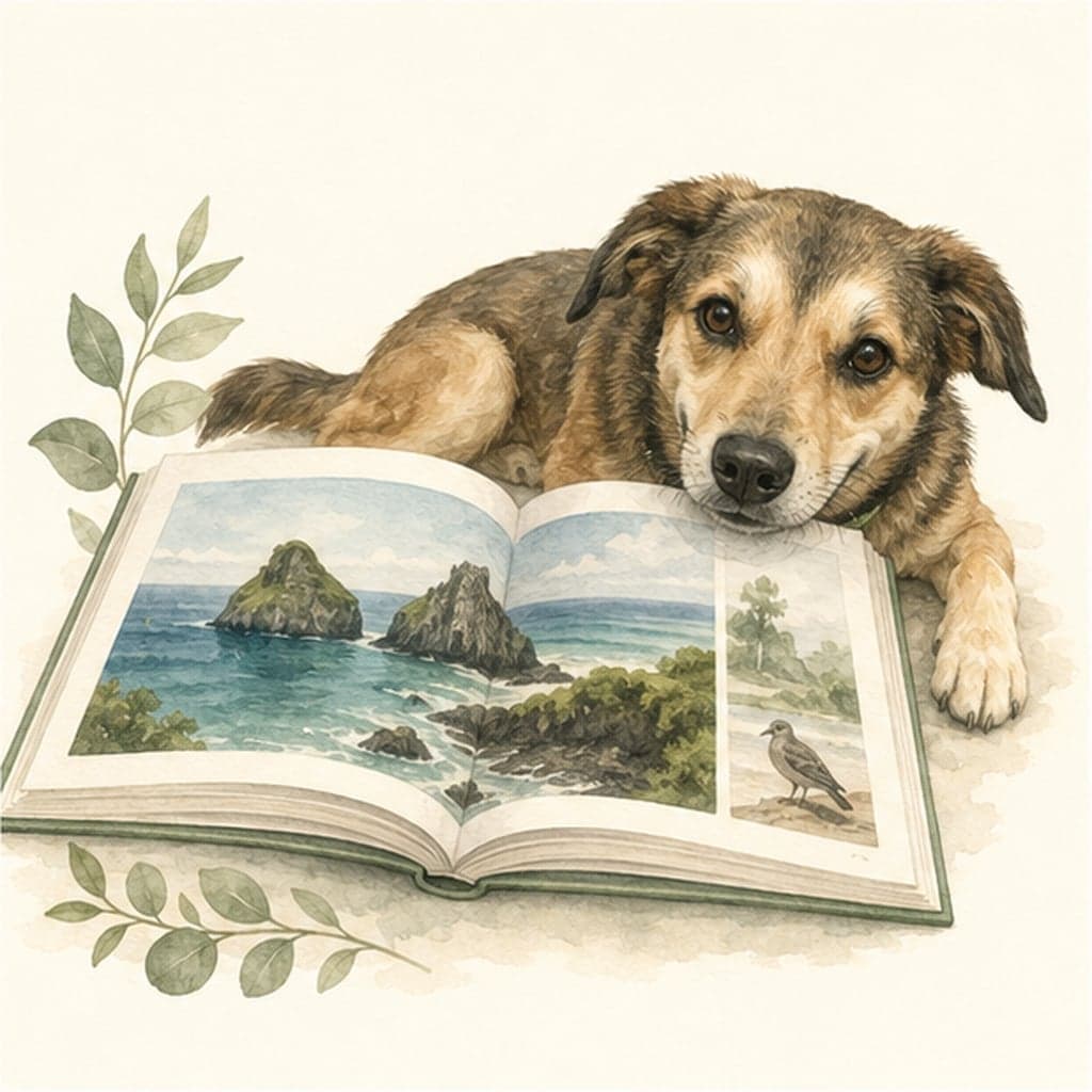 Livro de fotografia de Noronha